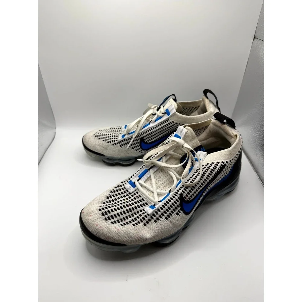 Nike Air VaporMax 2021 Flyknit GS DB1550-101 Kid 6.5 Sneaker White Running Shoes